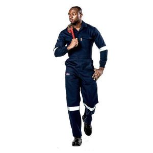 Navy SABS D59 Flame & Acid Boilersuit (with Reflective)